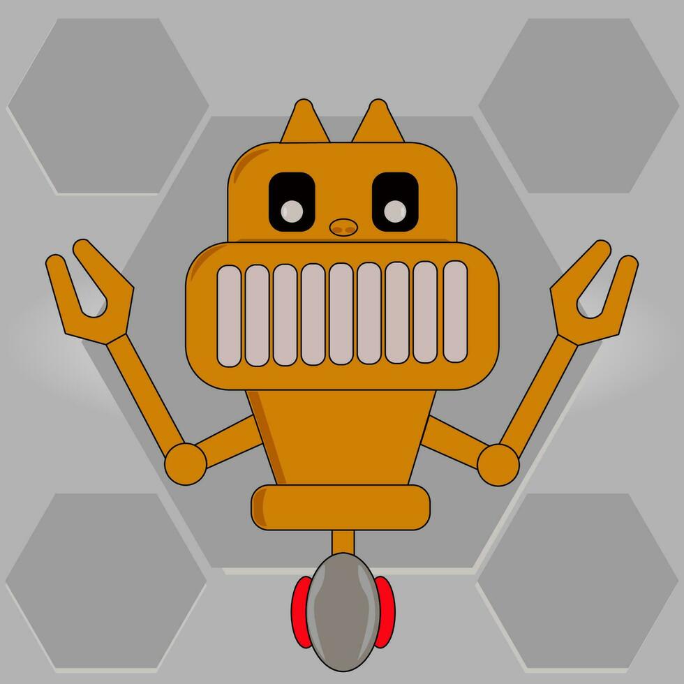 original robot personaje vector