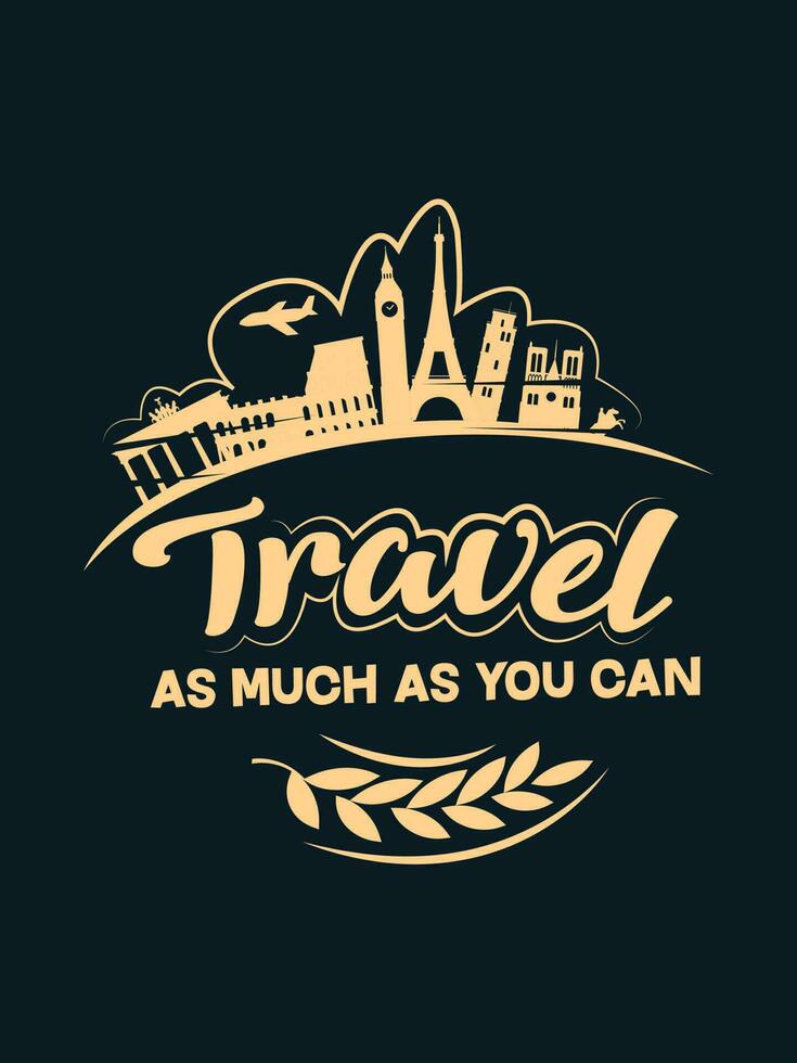 diseño de camiseta de viaje turístico, diseño de camiseta de viaje de aventura vector