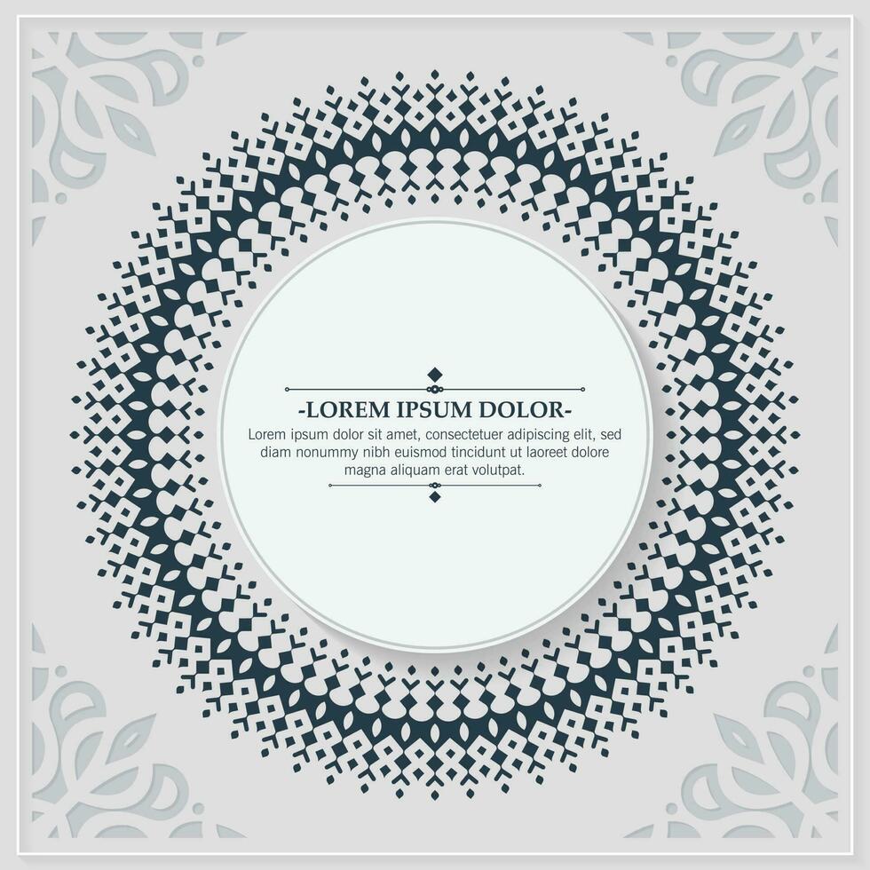 Certificate of achievement template with vintage gold border - Vector