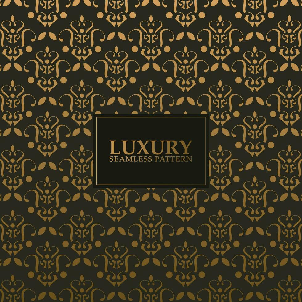 luxury dark seamless pattern background vector