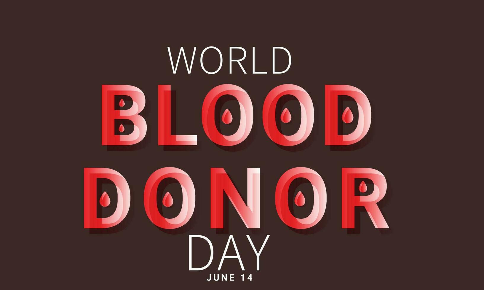 World Blood donor day. background, banner, card, poster, template. Vector illustration.