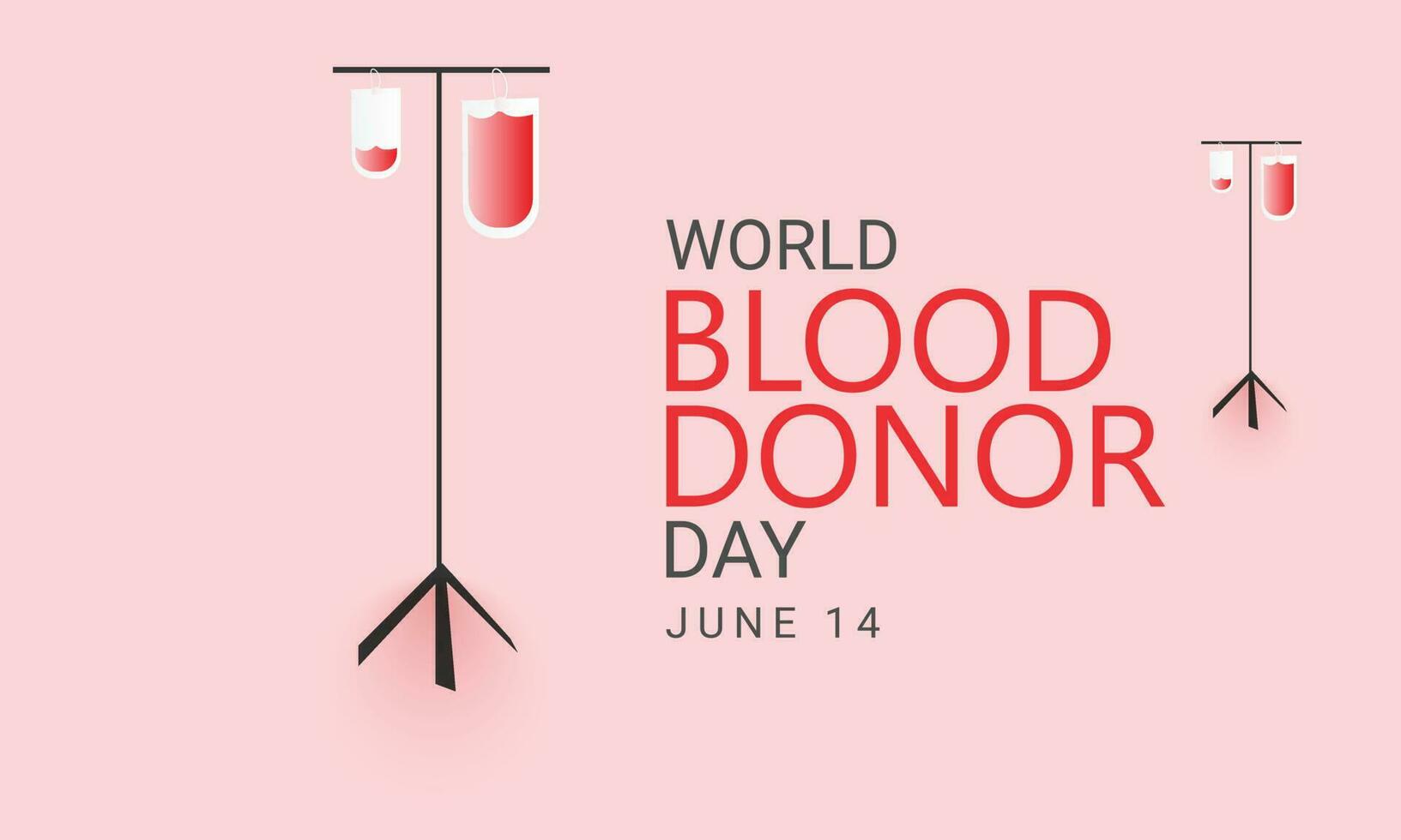 World Blood donor day. background, banner, card, poster, template. Vector illustration.