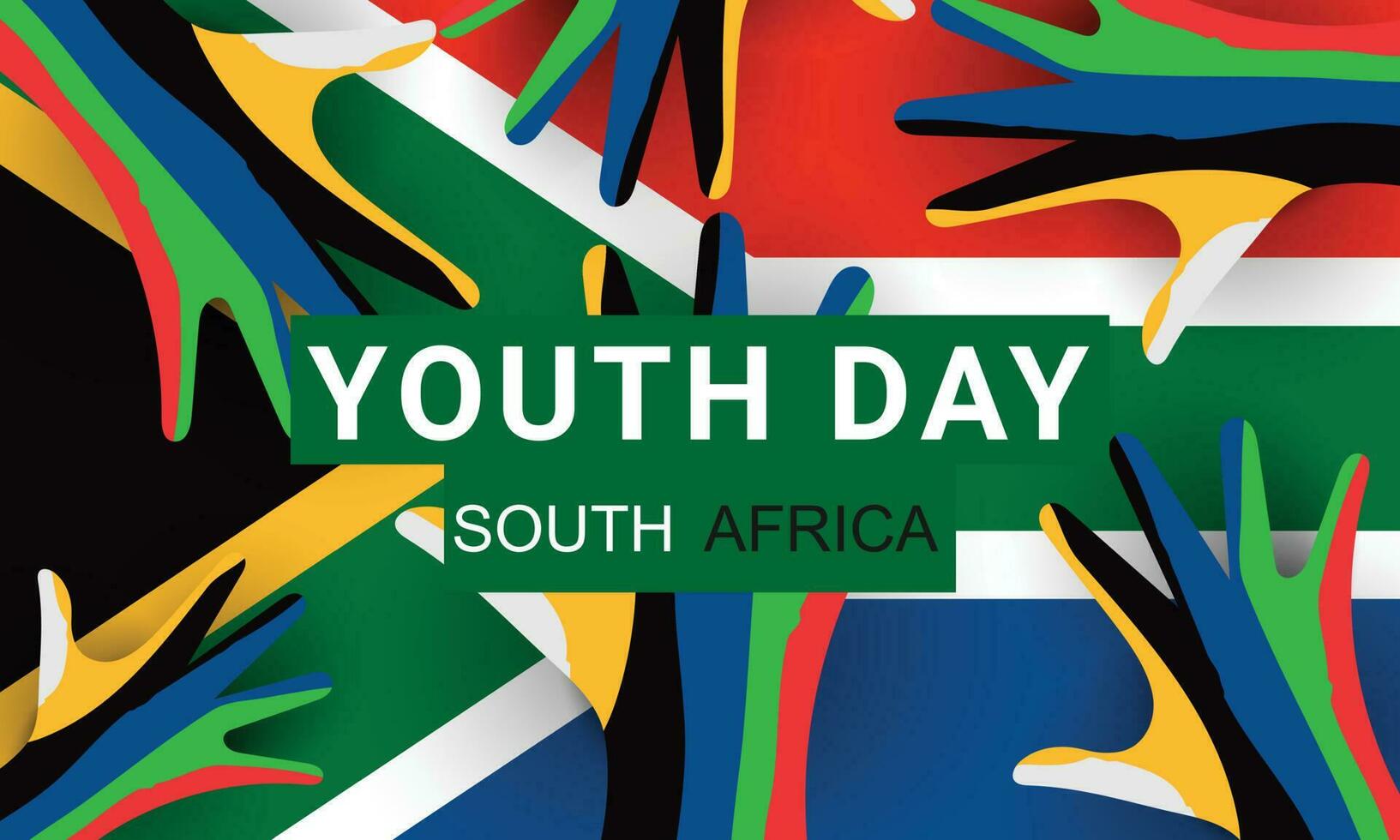 Youth day south africa 16 june. background, banner, card, poster, template. Vector illustration.