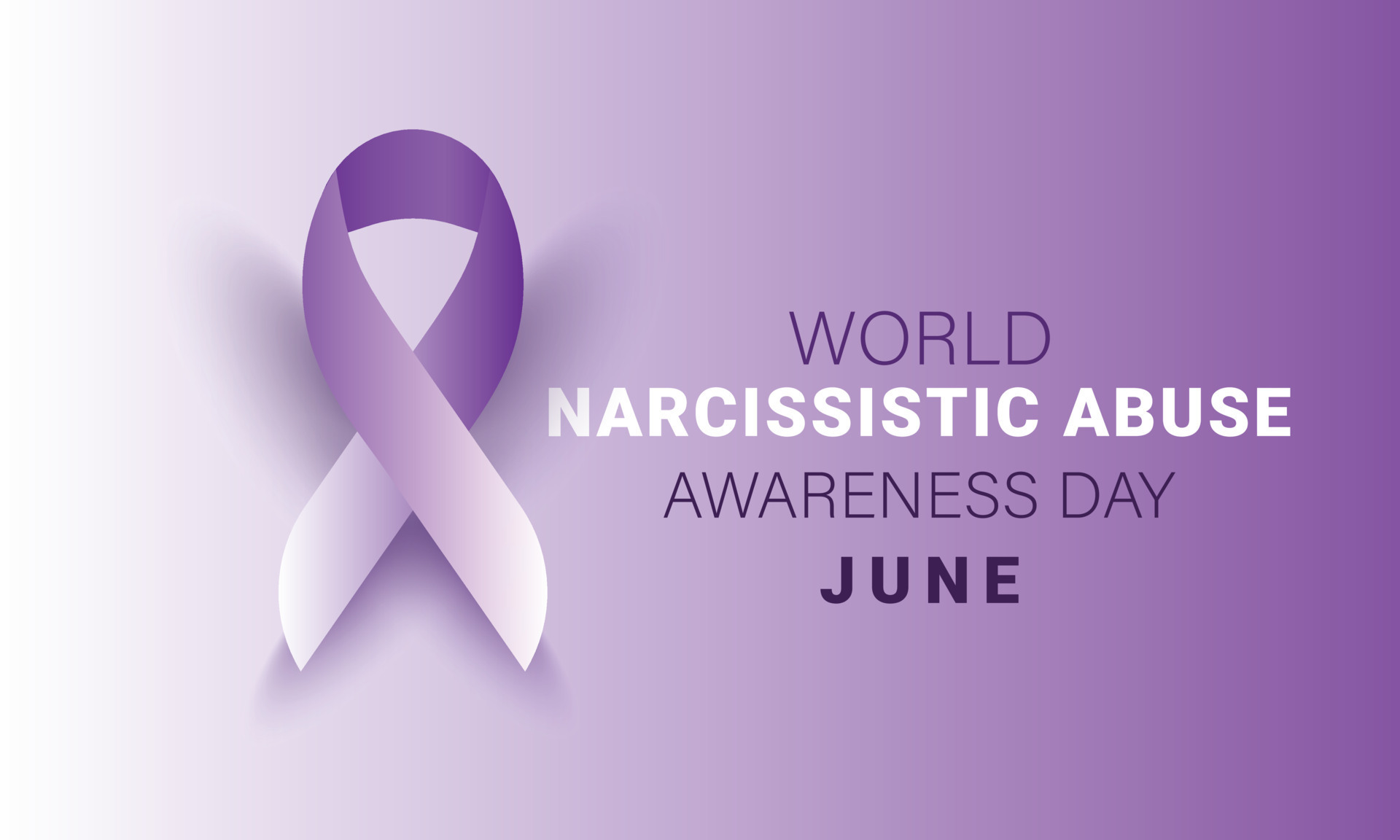 World Narcissistic Abuse Awareness Day. background, banner, card