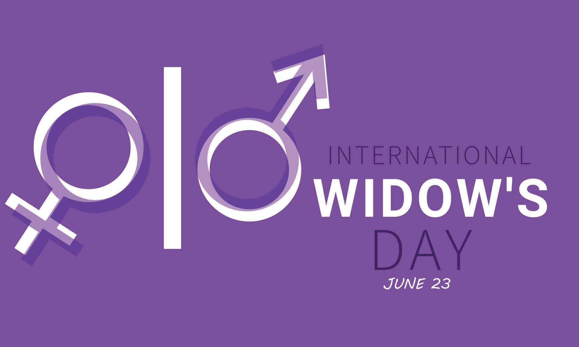 International Widows Day. background, banner, card, poster, template