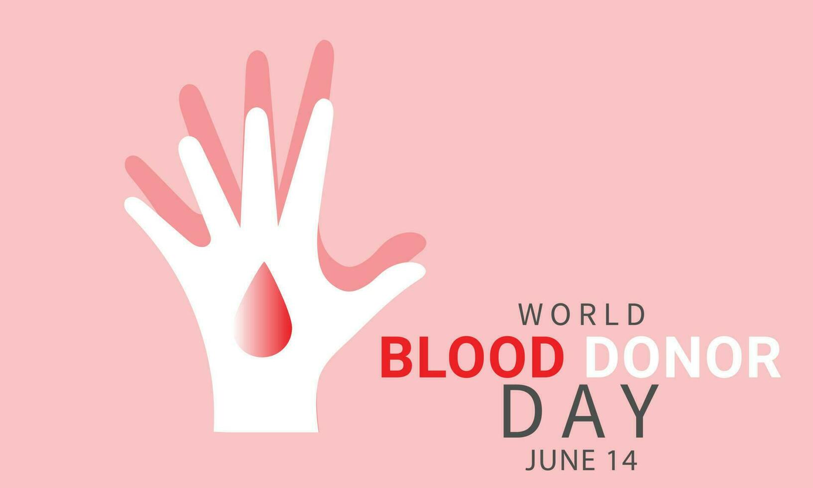 World Blood donor day. background, banner, card, poster, template. Vector illustration.
