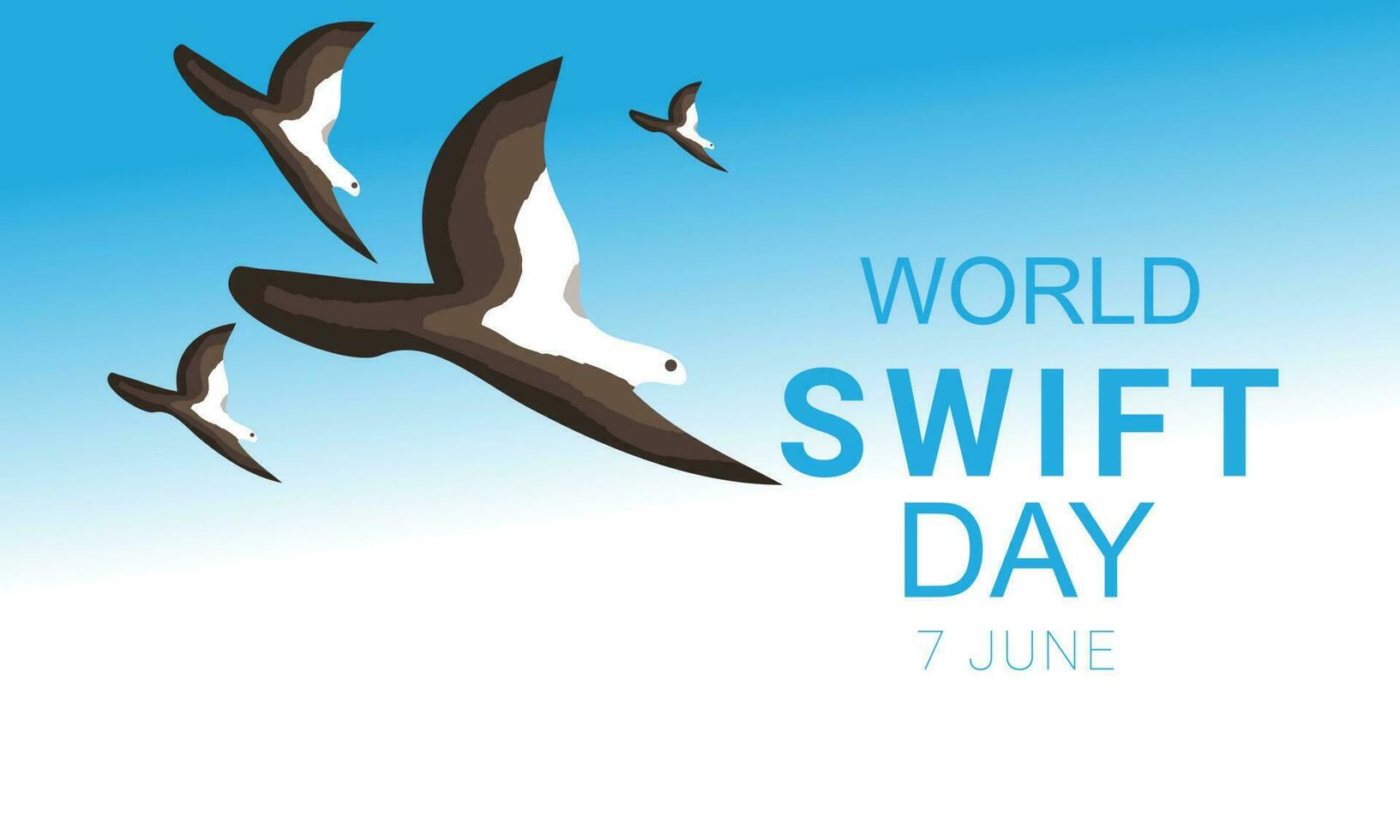 World Swift Day. background, banner, card, poster, template. Vector illustration.