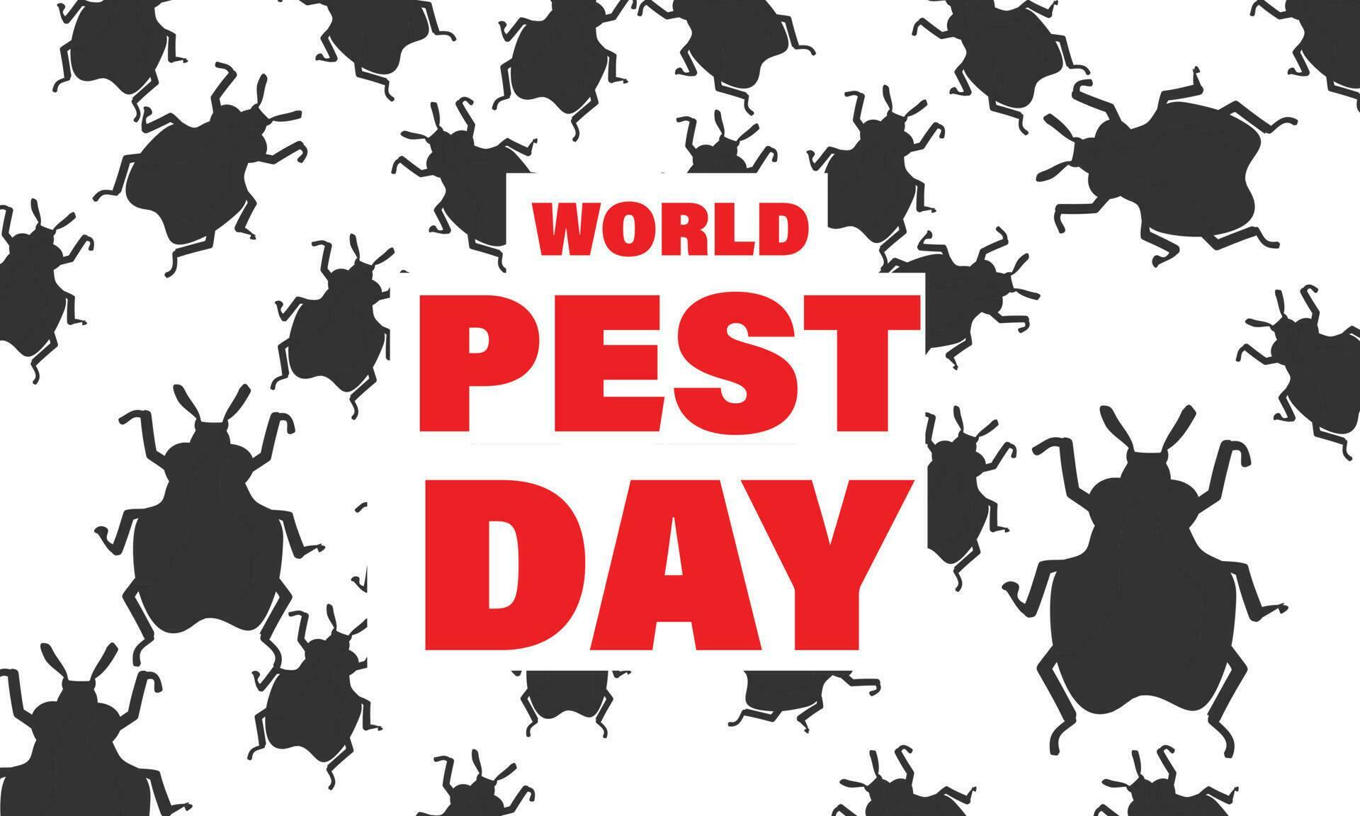 World pest day. background, banner, card, poster, template. Vector