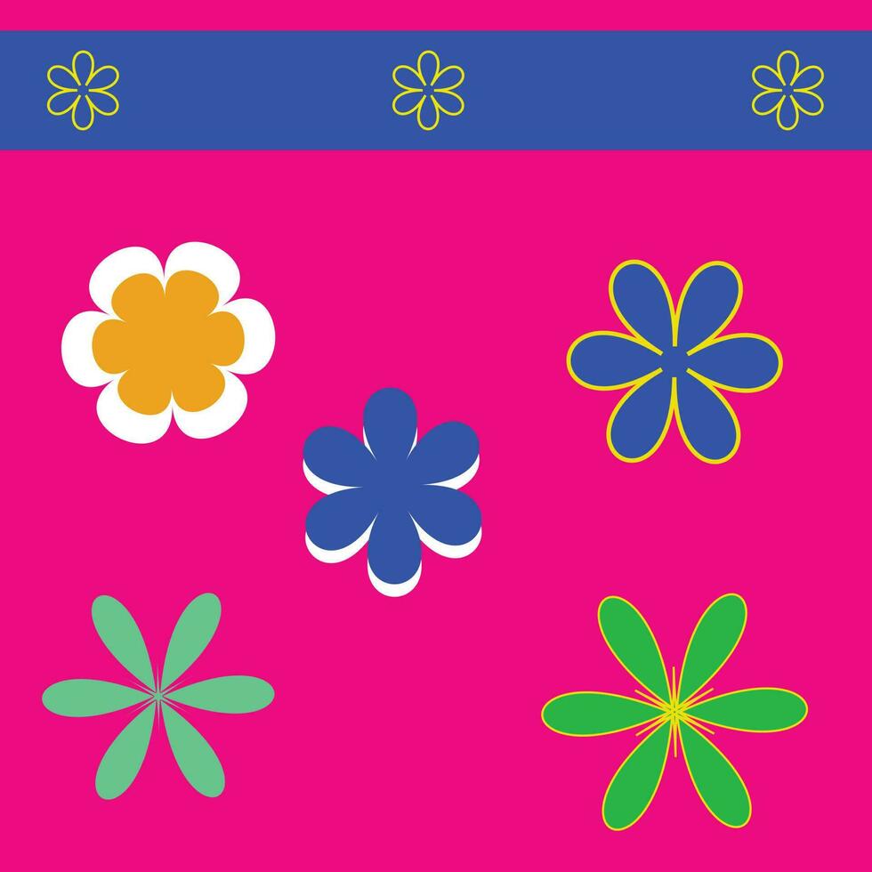 flor icono conjunto gratis vector