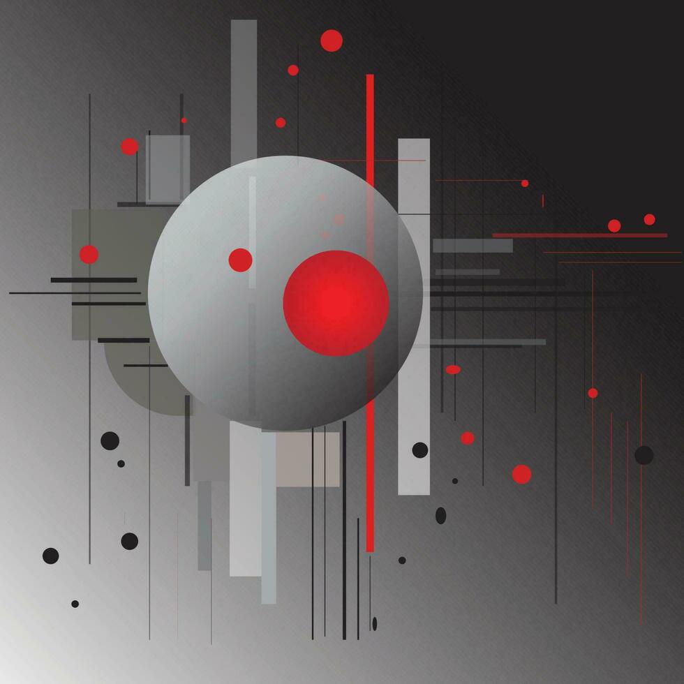 Abstract background made of shapes vector