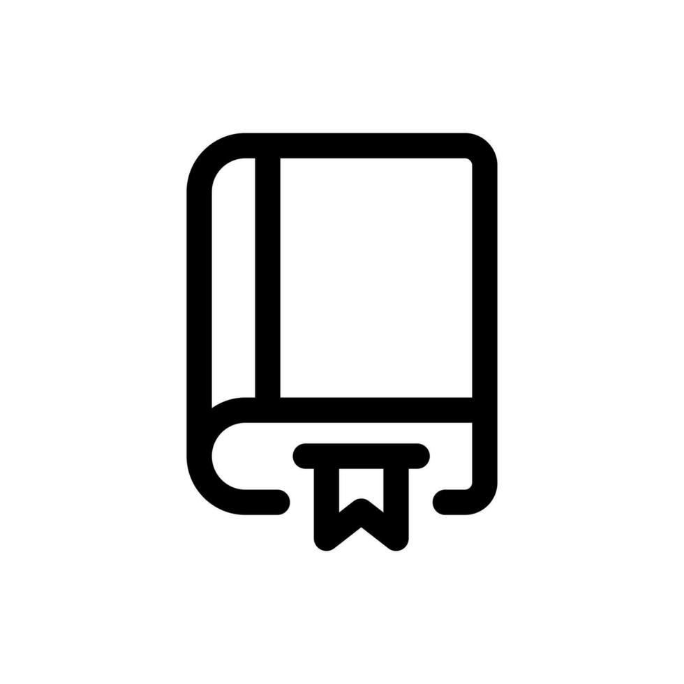 Simple Book icon. The icon can be used for websites, print templates, presentation templates, illustrations, etc vector