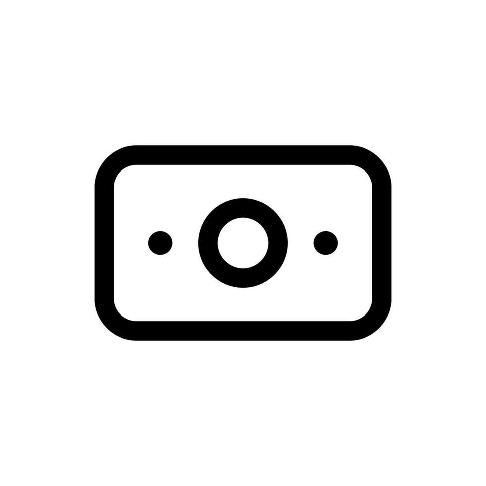 Simple Money icon. The icon can be used for websites, print templates, presentation templates, illustrations, etc vector