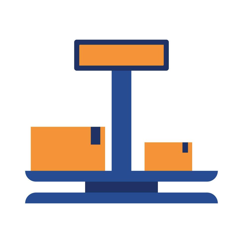 Illustration vector graphic of logistics icon with color symbol. good for business logistic or delivery, concept for mobile app, Web, UI design.