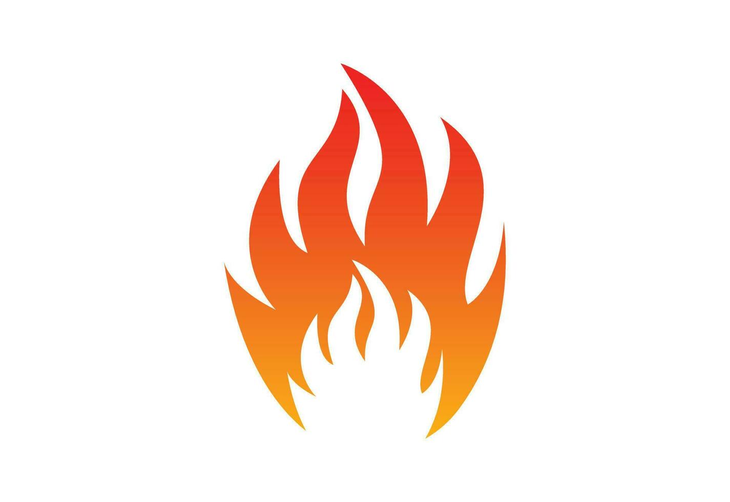 Creative Fire Flame logo design, Vector design concept