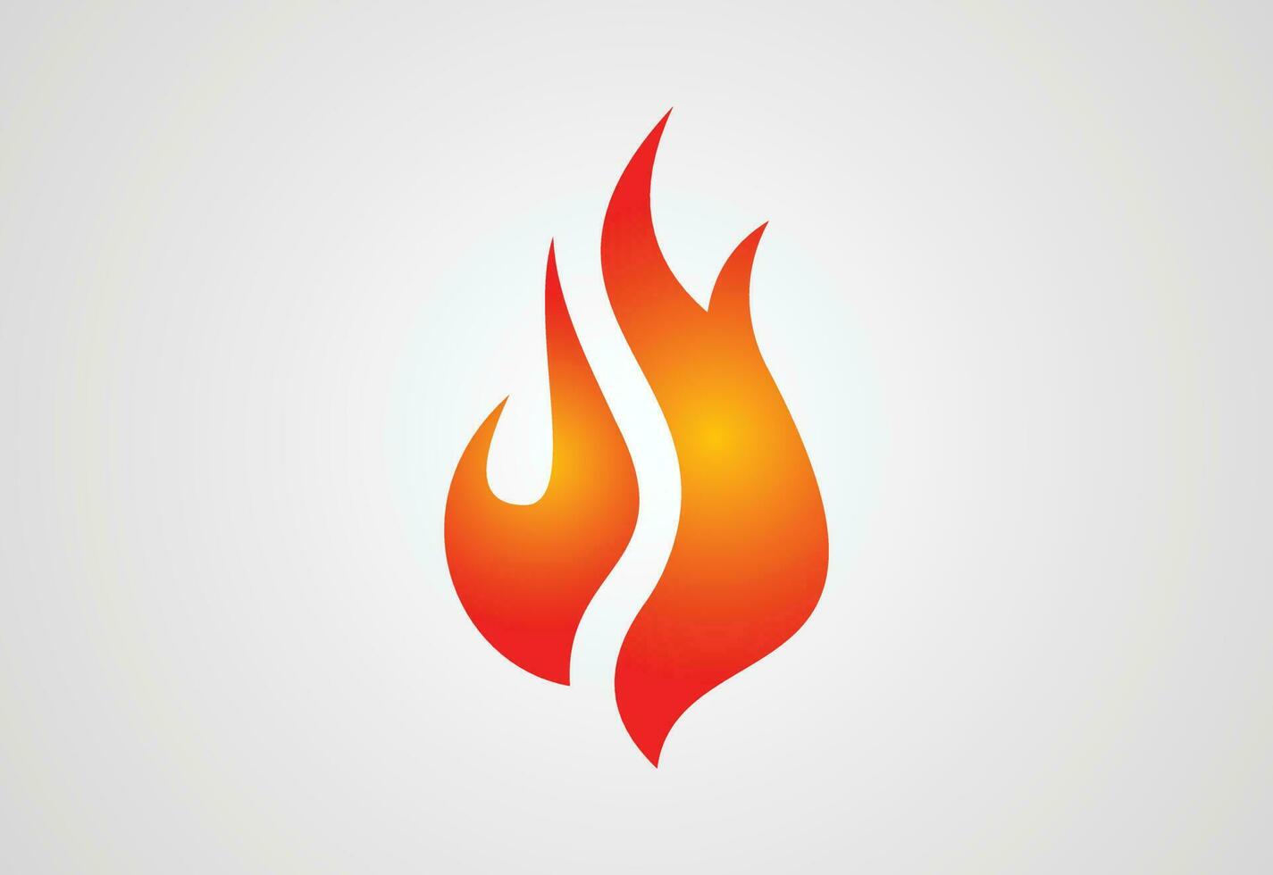 Creative Fire Flame logo design, Vector design concept
