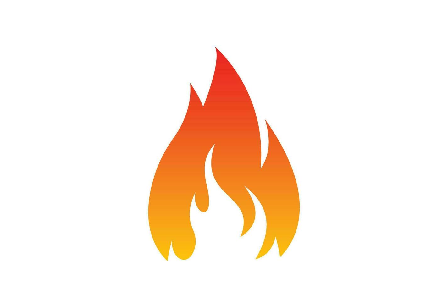 Creative Fire Flame logo design, Vector design concept