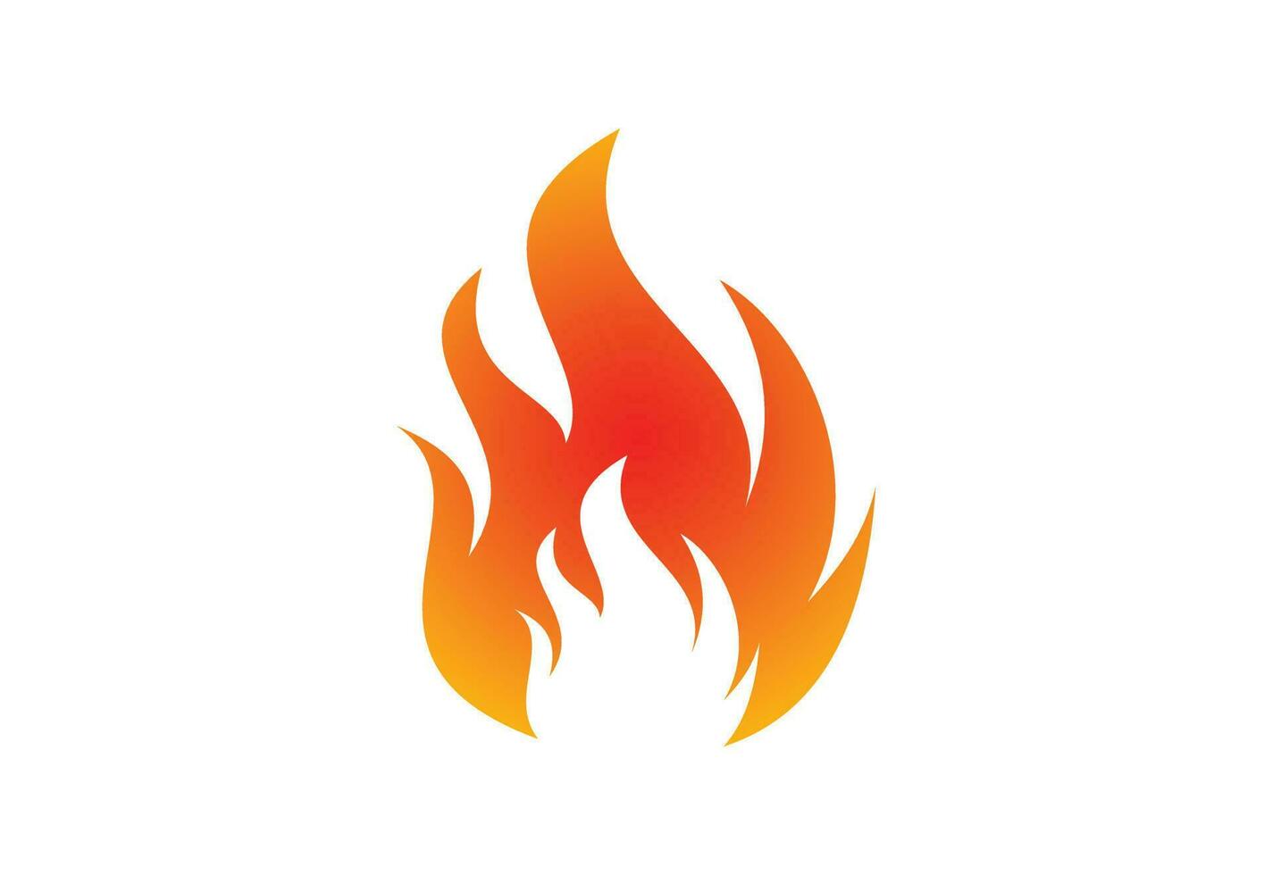 Creative Fire Flame logo design, Vector design concept