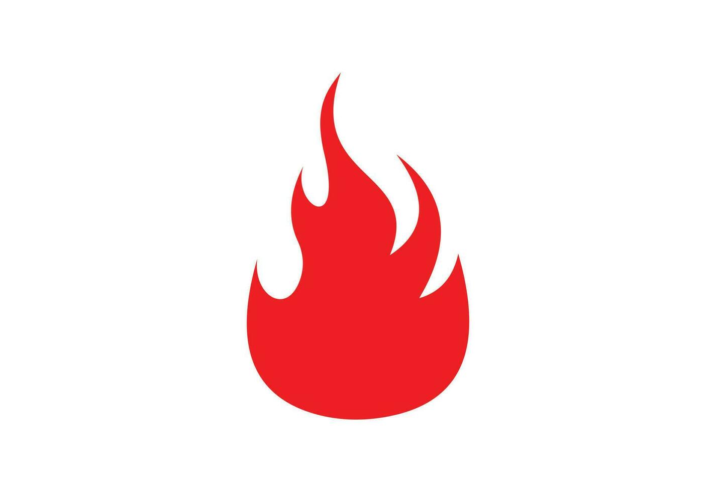 Creative Fire Flame logo design, Vector design concept