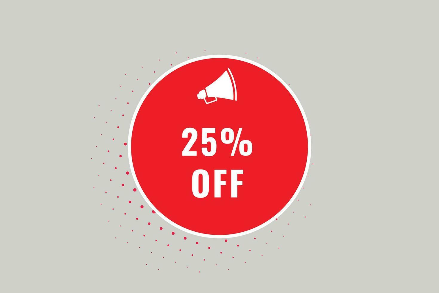 25 off discount Speech Bubble, Banner Label 25 discount vector