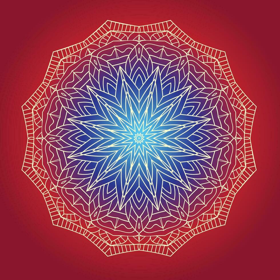 Mandala Luxury Background Vector Illustration