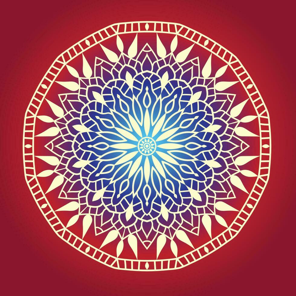 Mandala Luxury Background Vector Illustration