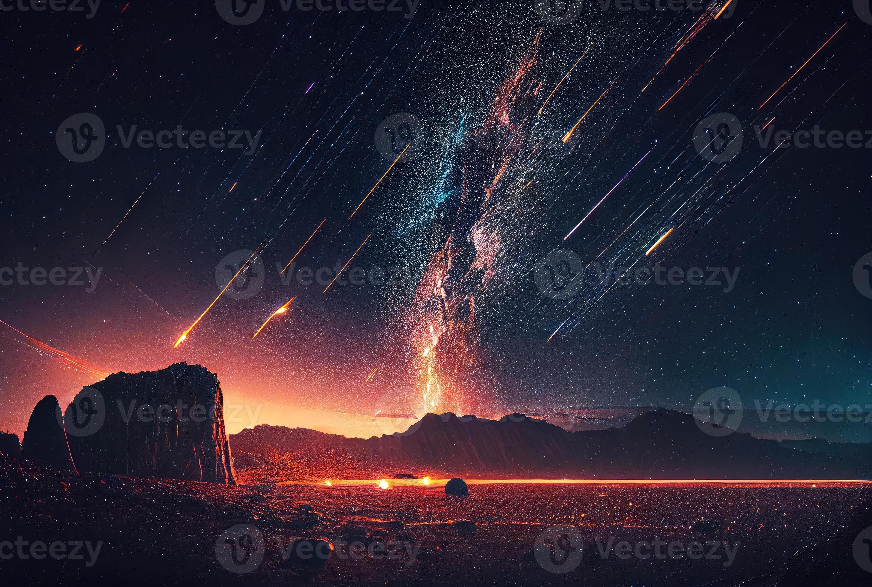 Meteorites and meteor showers are falling from outer space. Science and