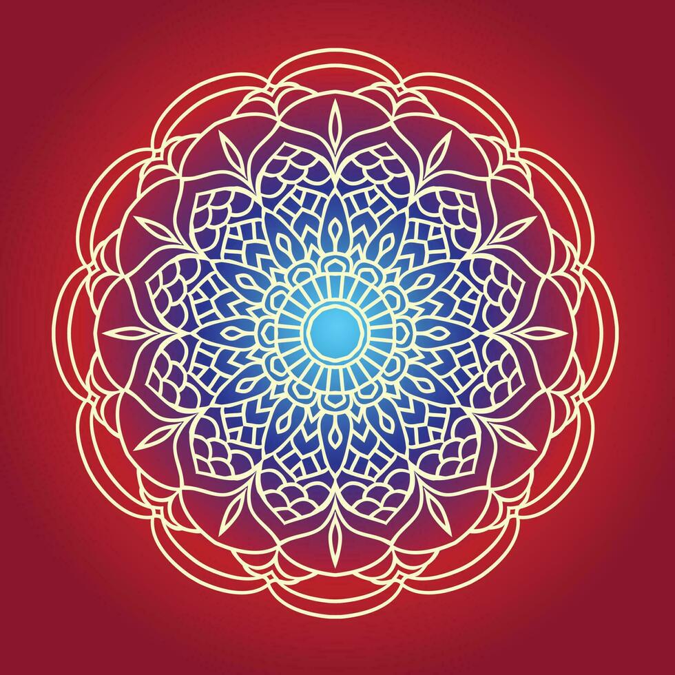 Mandala Luxury Background Vector Illustration