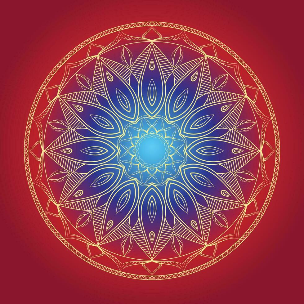 Mandala Luxury Background Vector Illustration