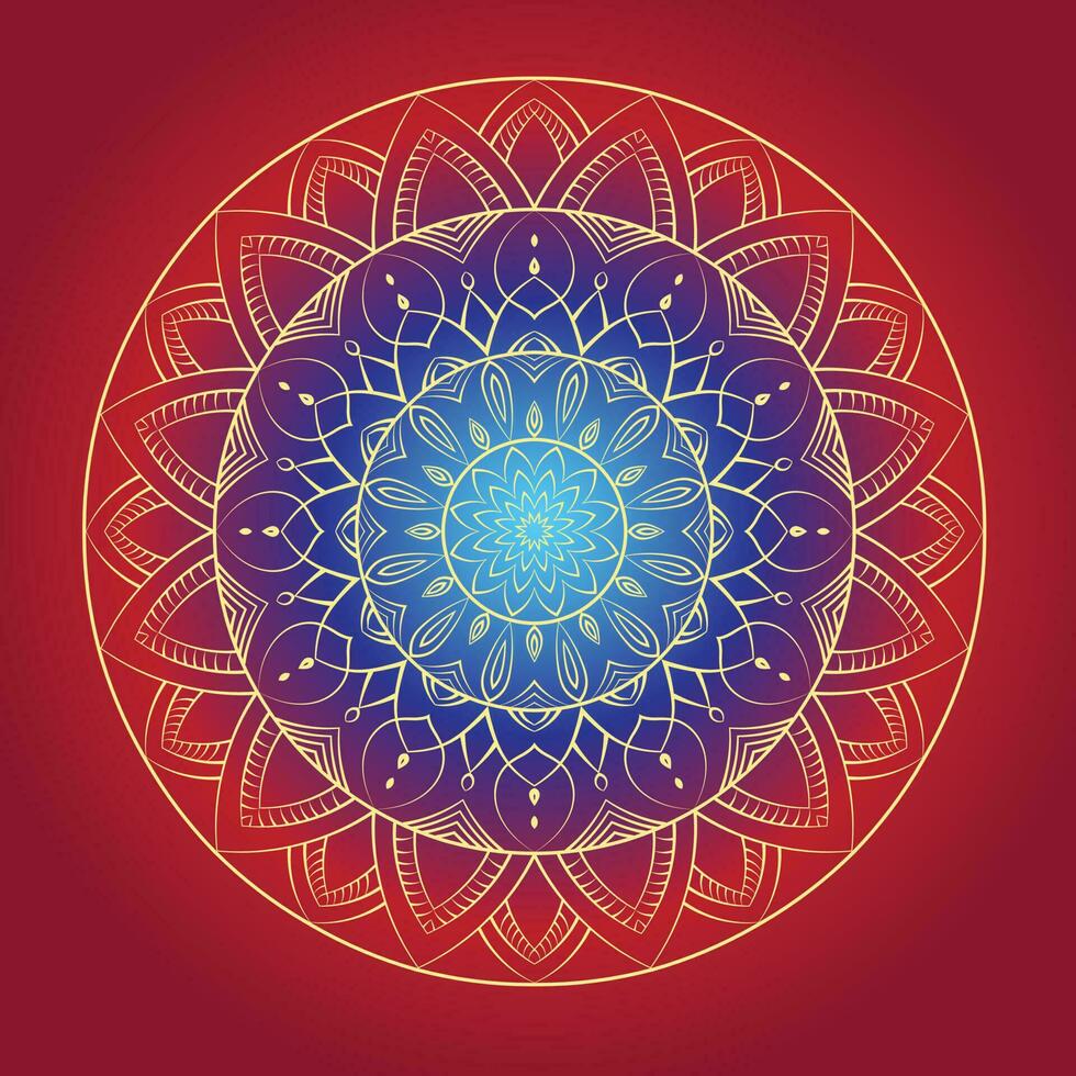 Mandala Luxury Background Vector Illustration