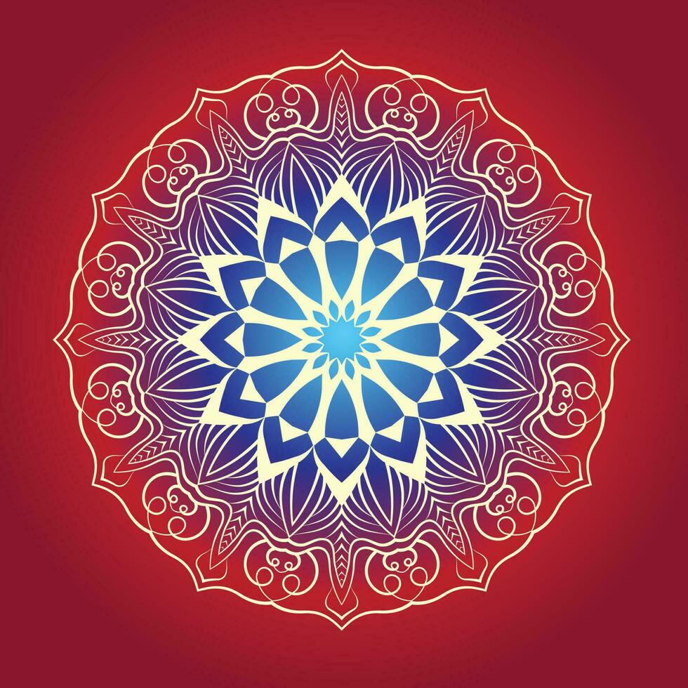 Mandala Luxury Background Vector Illustration