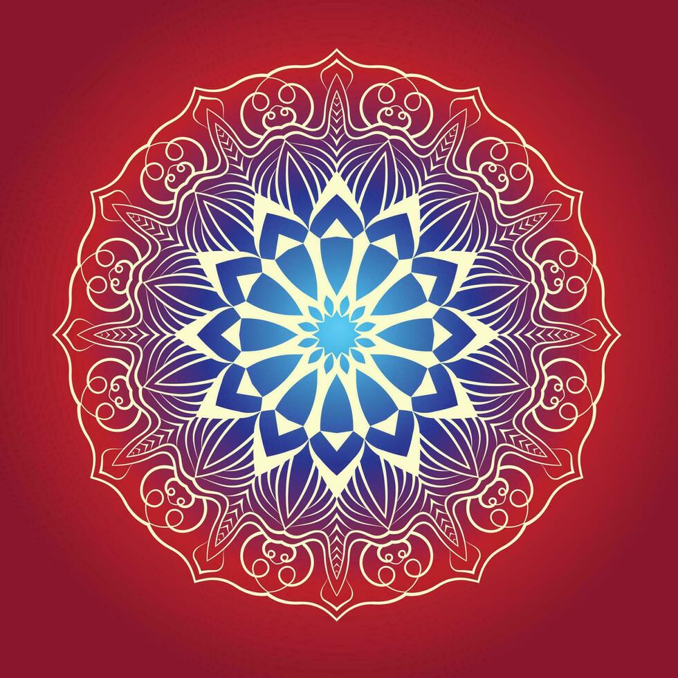 Mandala Luxury Background Vector Illustration