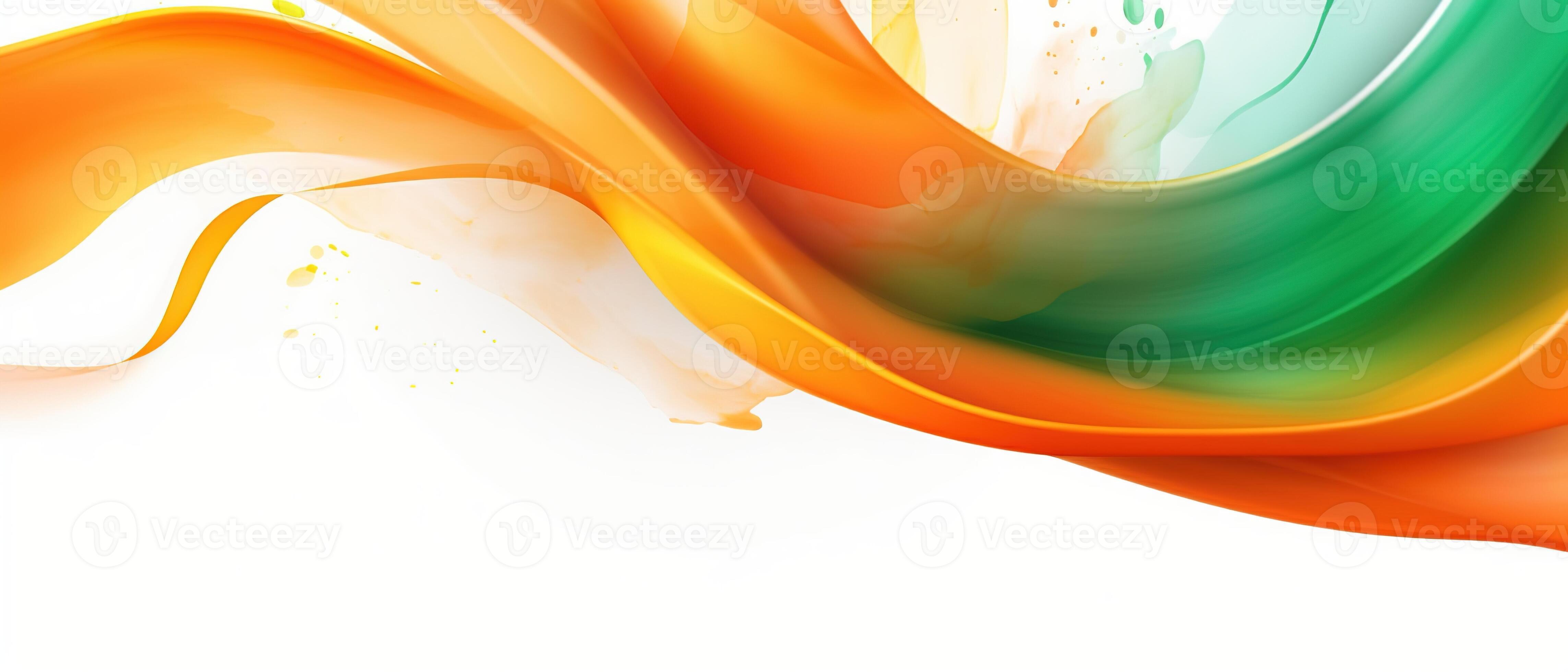 Independence Day concept cover Background with Waving flag in