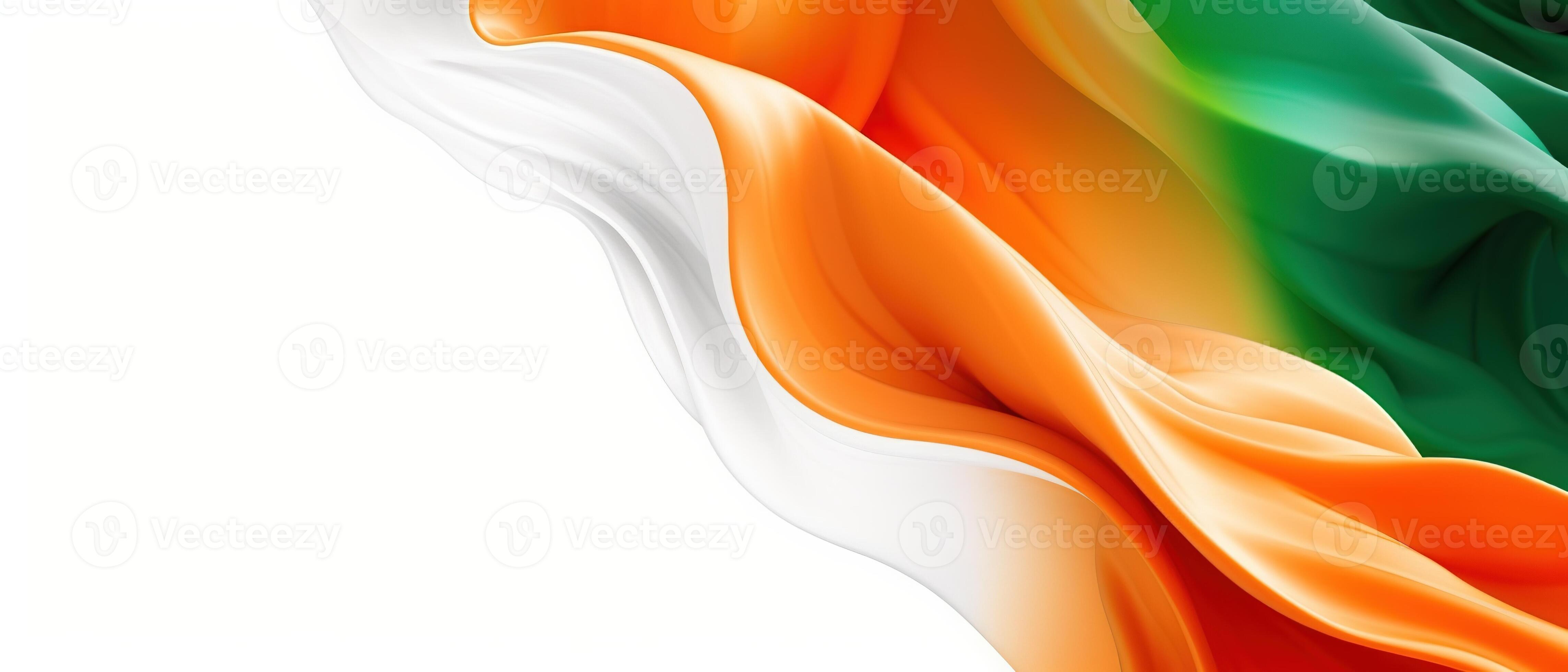 Independence Day concept cover Background with Waving flag in