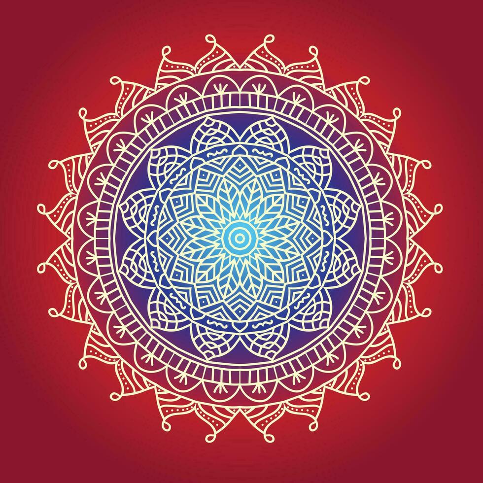 Mandala Luxury Background Vector Illustration