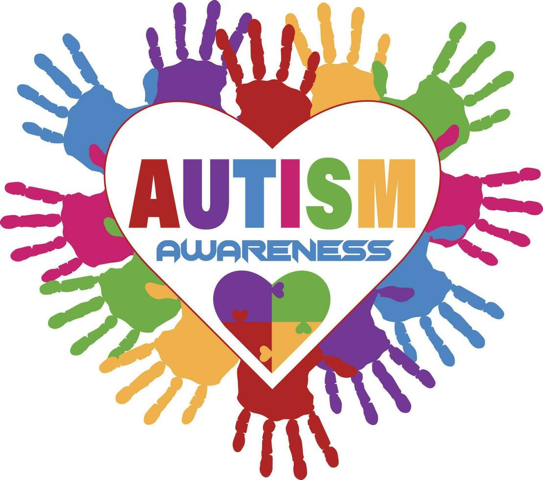 Autism Awareness Day T-shirt Design vector