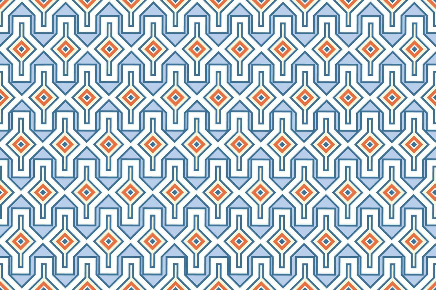 Abstract geometric shape seamless pattern. Mosaic design tile background. Geometric line ornament with stylish asian decor motif vector