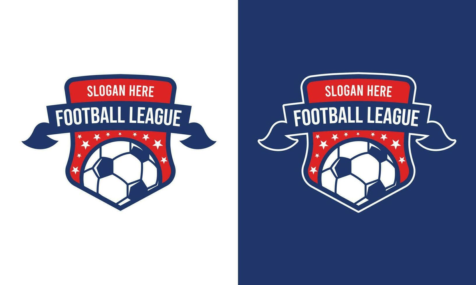 Football league logo vector