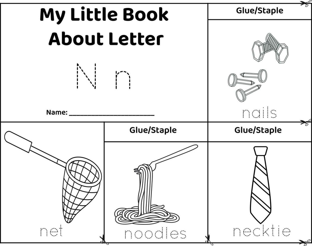 Logical printable worksheet alphabet beginning sounds flip book in