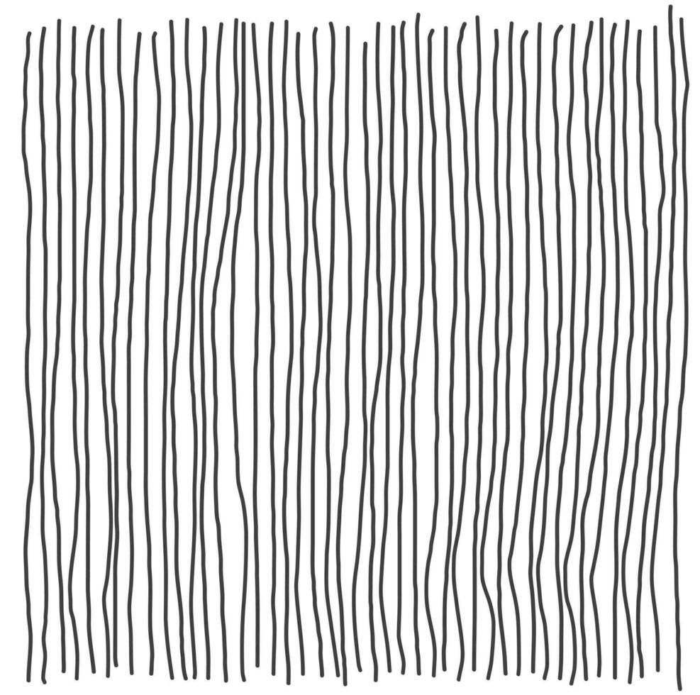 Graphic hand drawn abstract from black vertical lines on a white background. Modern design for prints, fabrics. vector