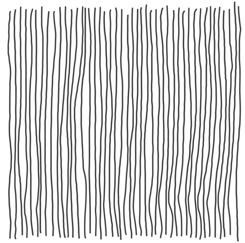 Graphic hand drawn abstract from black vertical lines on a white background. Modern design for prints, fabrics. vector