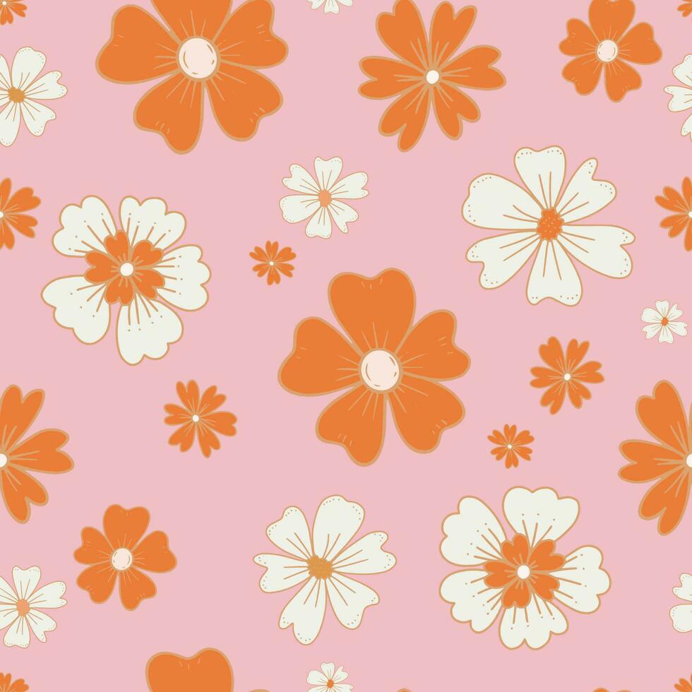 Floral seamless pattern. Vector design for paper, cover, fabric interior decor.