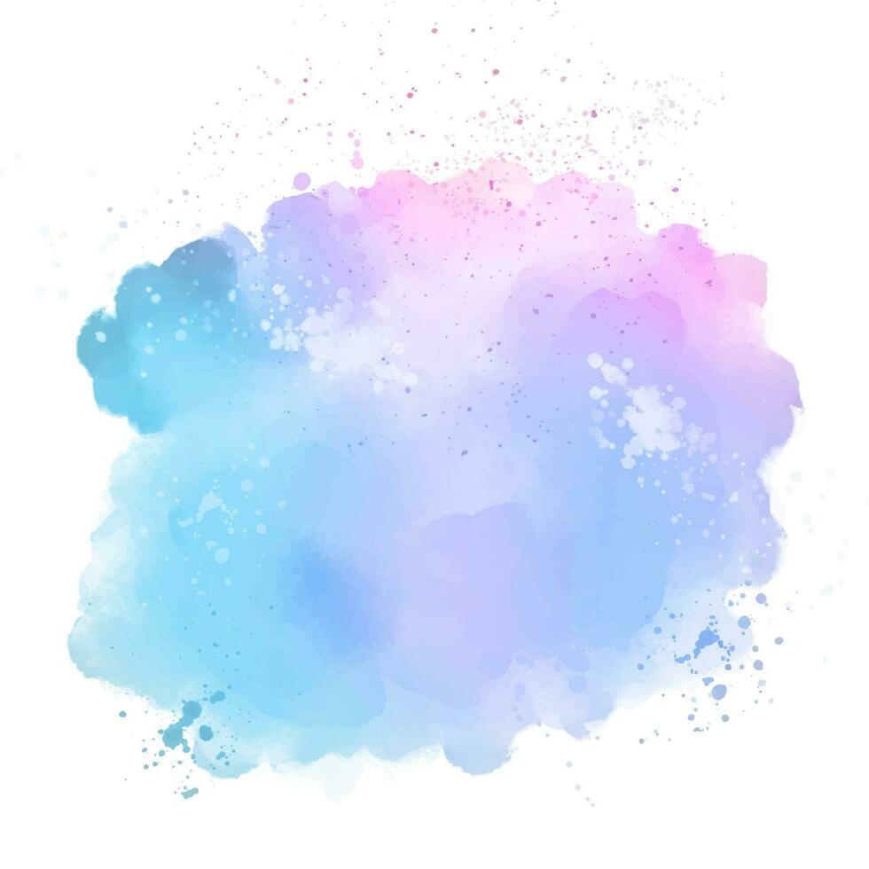 abstract hand painted watercolour splatter design vector