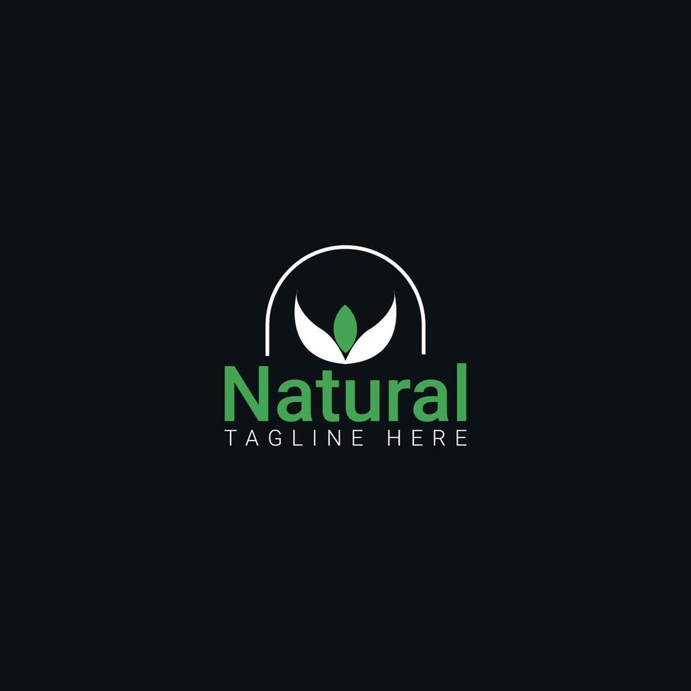 naturaleza salir minimalista logo vector