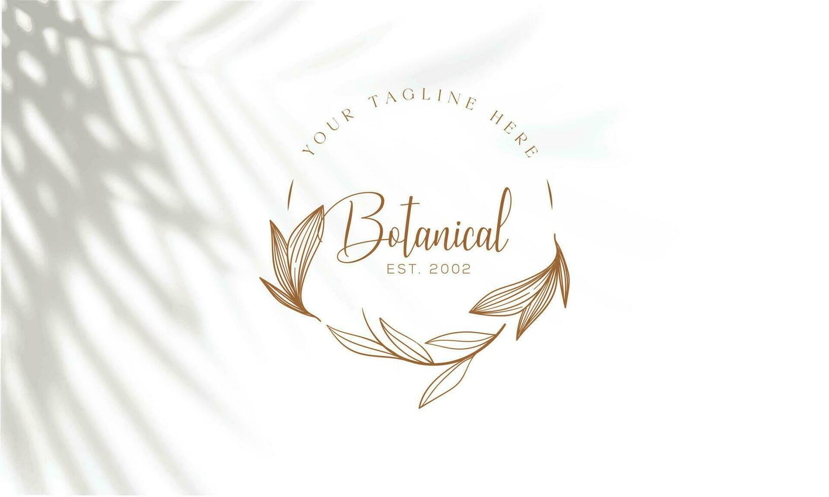 Botanical Floral element Hand Drawn Logo with Wild Flower and Leaves. Logo for spa and beauty salon, boutique, organic shop,floral designer, interior, photography, cosmetic. vector