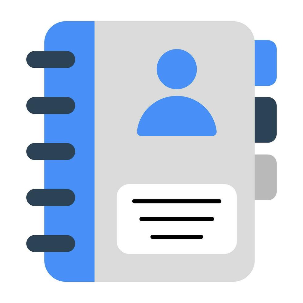 Premium download icon of contact book vector
