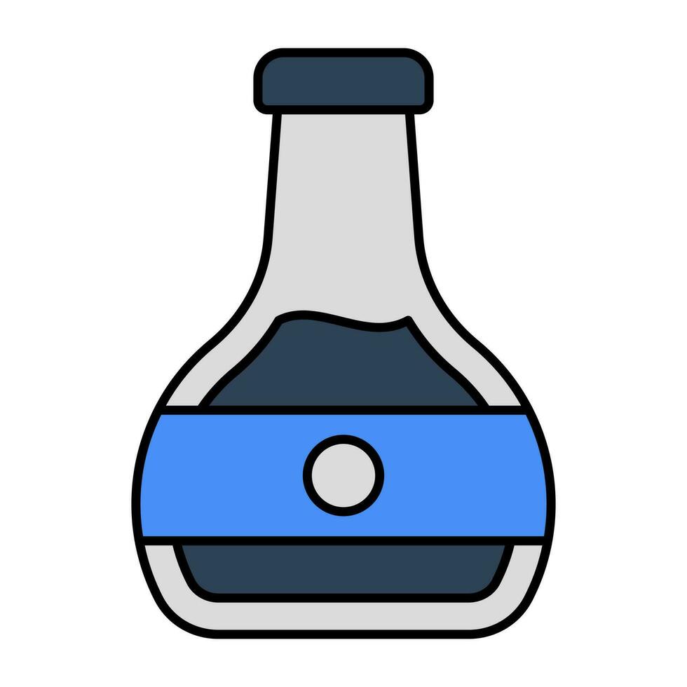 Trendy vector design of oil bottle