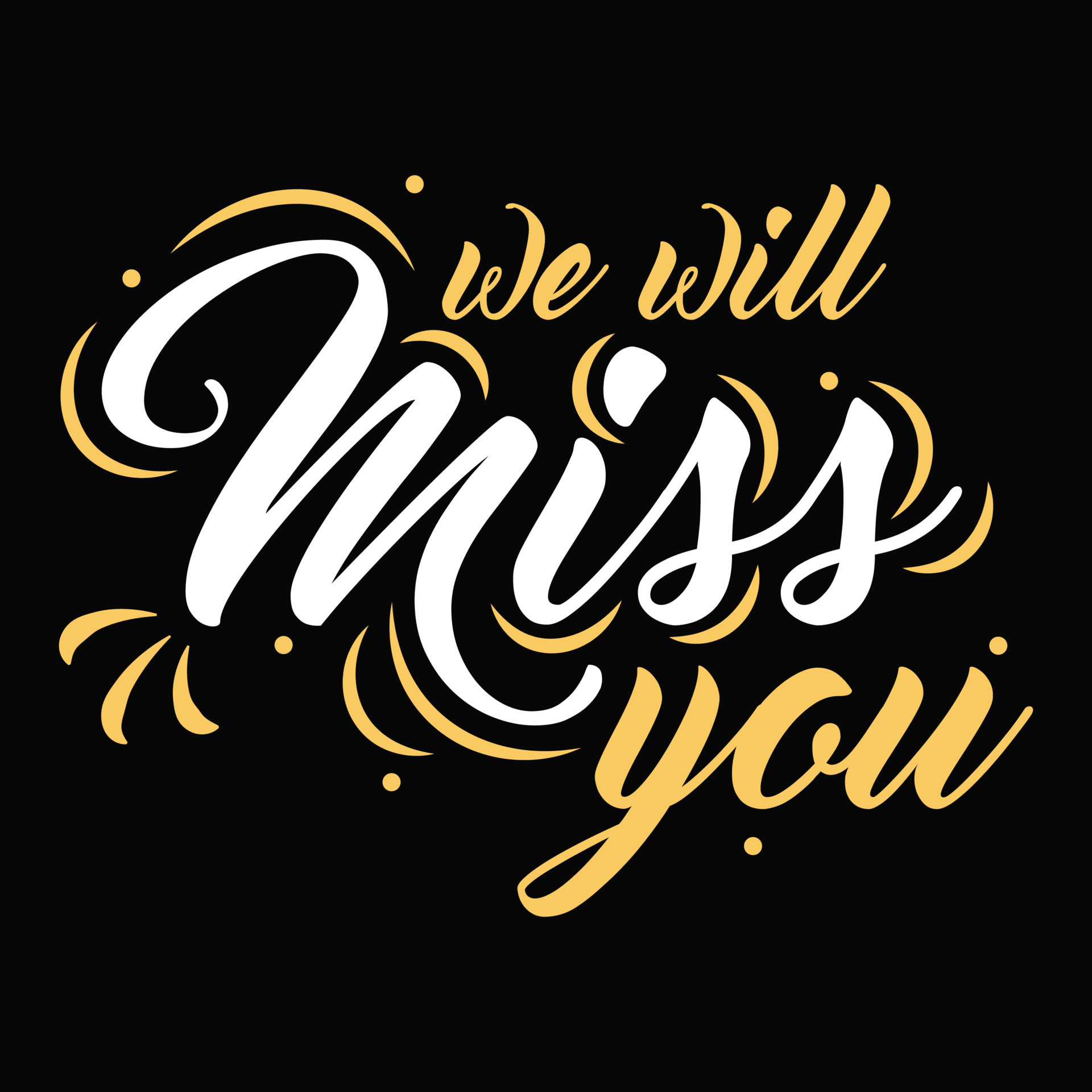 well miss you card printable