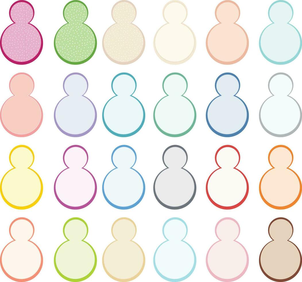 Budding yeast vector illustration graphic set