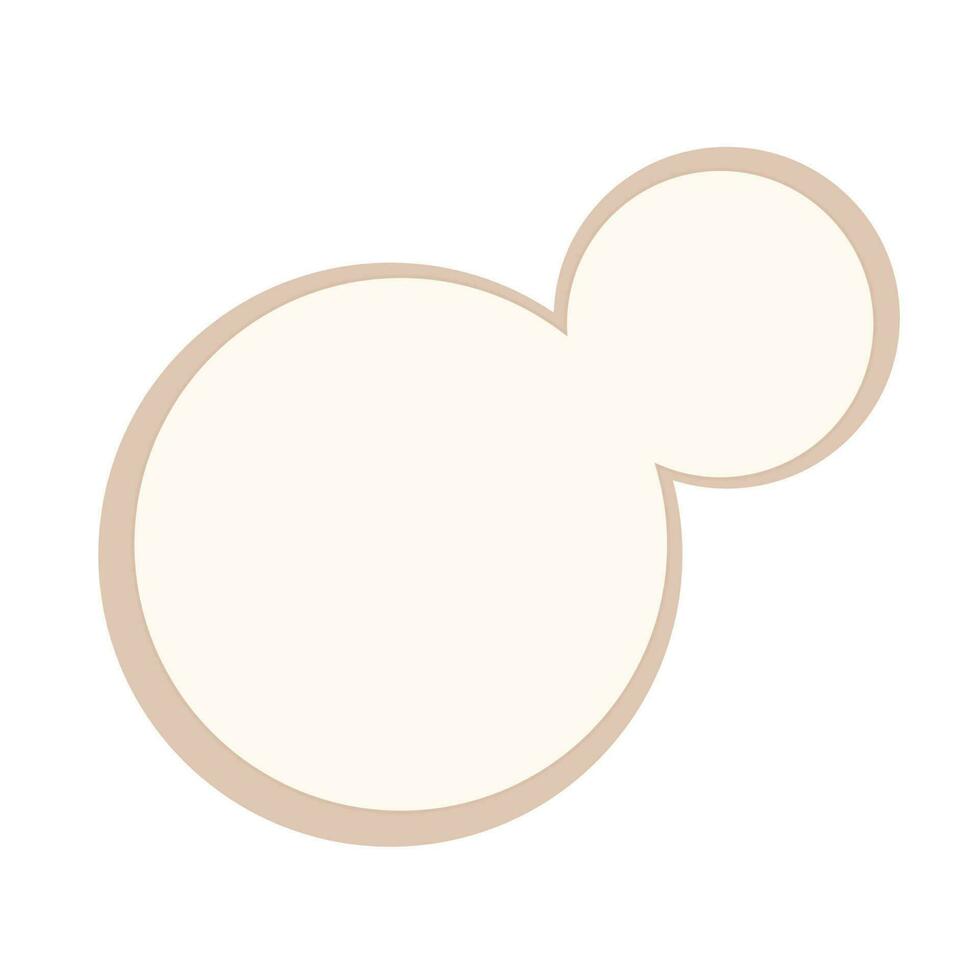Budding yeast vector illustration graphic set