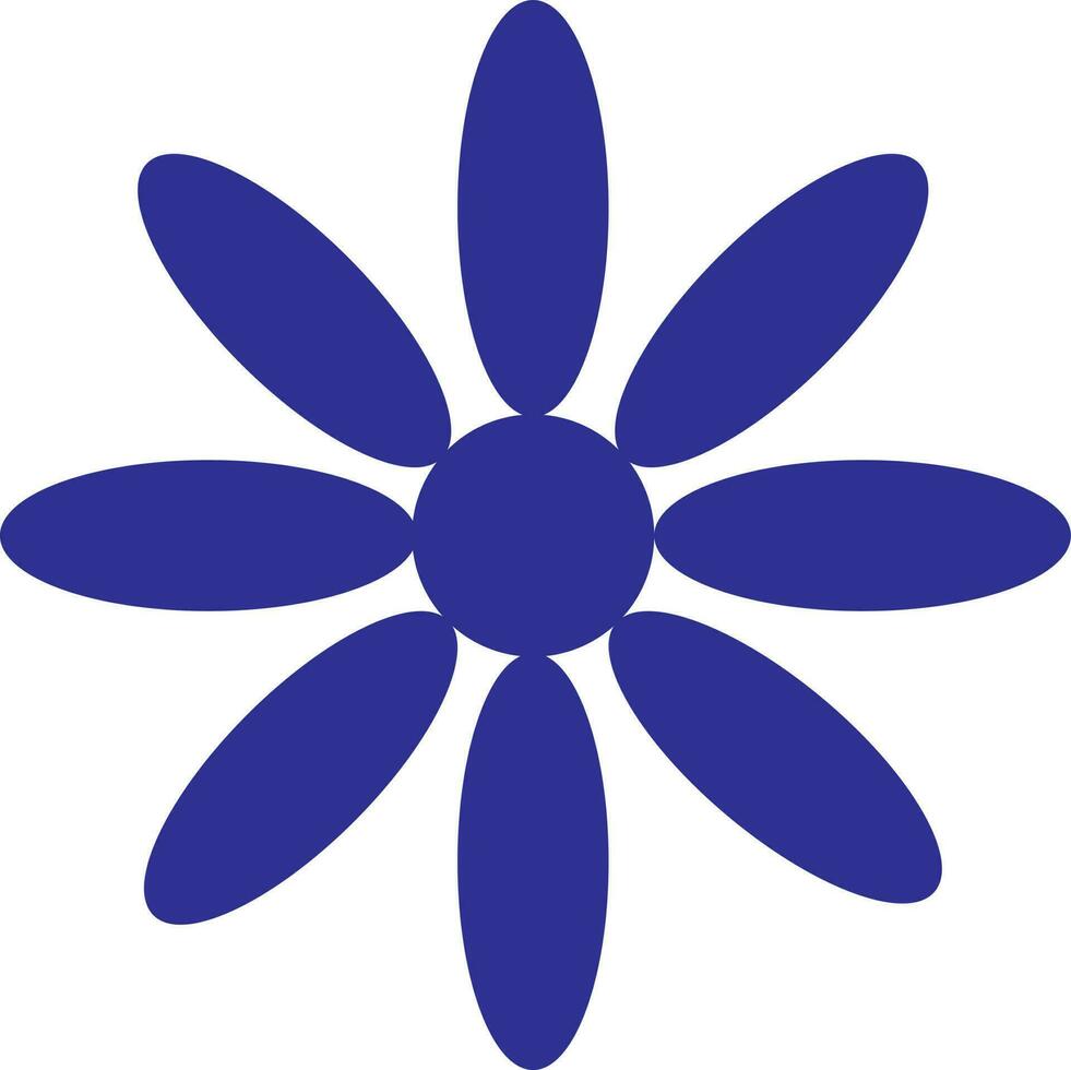 Blue flower vector illustration 23894537 Vector Art at Vecteezy